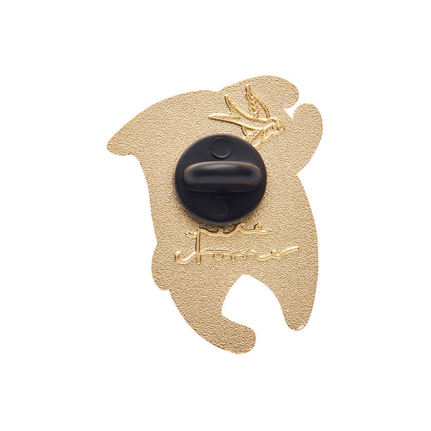 The Mercurial Manta Ray Enamel Pin  -  Erstwilder  -  Quirky Resin and Enamel Accessories