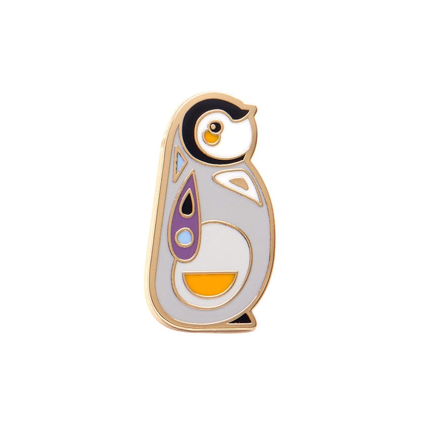 The Promising Penguin Enamel Pin  -  Erstwilder  -  Quirky Resin and Enamel Accessories