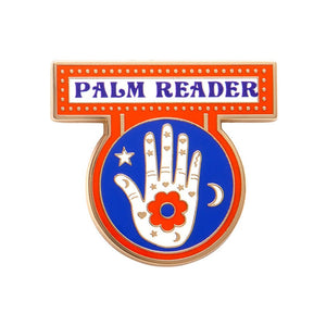 Hands-On Clairvoyance Enamel Pin  -  Erstwilder  -  Quirky Resin and Enamel Accessories