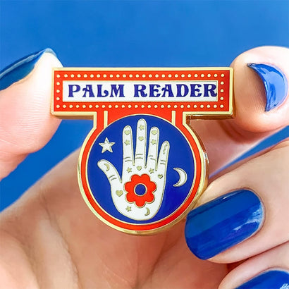 Hands-On Clairvoyance Enamel Pin  -  Erstwilder  -  Quirky Resin and Enamel Accessories