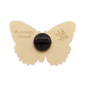 Wings Laced in Red Enamel Pin  -  Erstwilder  -  Quirky Resin and Enamel Accessories