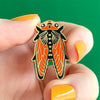 Cicadian Rhythms Enamel Pin  -  Erstwilder  -  Quirky Resin and Enamel Accessories