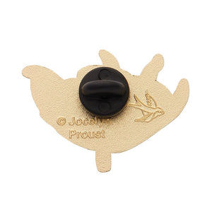 Ruby Red-Flowering Gum Enamel Pin  -  Erstwilder  -  Quirky Resin and Enamel Accessories