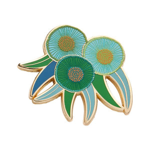 Verdant Green Gum Enamel Pin  -  Erstwilder  -  Quirky Resin and Enamel Accessories