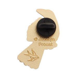 Seeing Red Enamel Pin  -  Erstwilder  -  Quirky Resin and Enamel Accessories