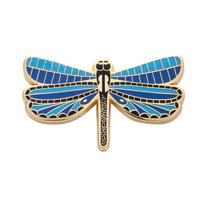 Sapphire Sky Dancer Enamel Pin  -  Erstwilder  -  Quirky Resin and Enamel Accessories