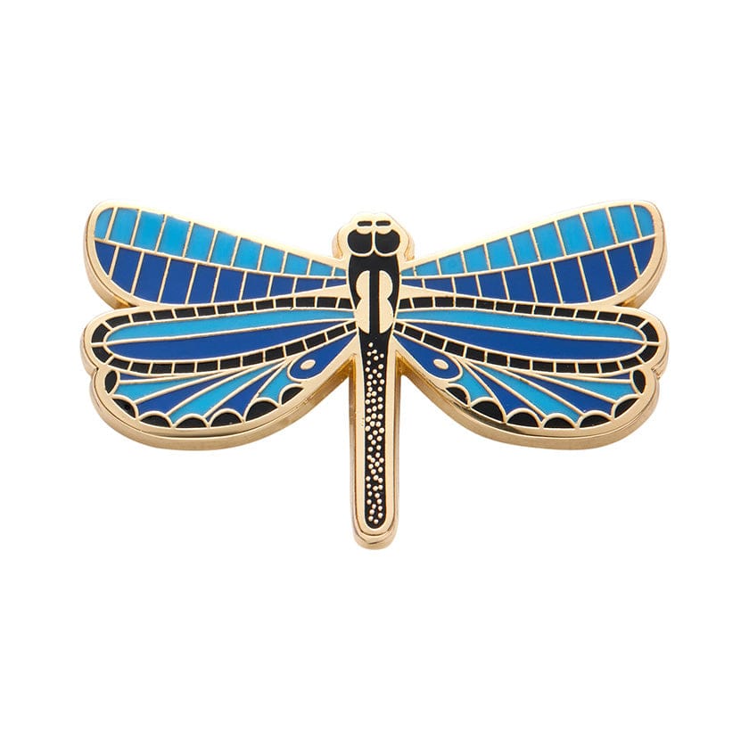 Sapphire Sky Dancer Enamel Pin  -  Erstwilder  -  Quirky Resin and Enamel Accessories