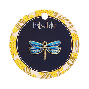 Sapphire Sky Dancer Enamel Pin  -  Erstwilder  -  Quirky Resin and Enamel Accessories