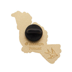 Sunny of the Sulphur Crest Enamel Pin  -  Erstwilder  -  Quirky Resin and Enamel Accessories