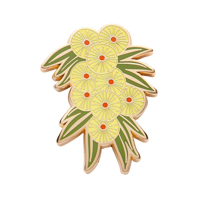 Acacia in Gold Enamel Pin  -  Erstwilder  -  Quirky Resin and Enamel Accessories