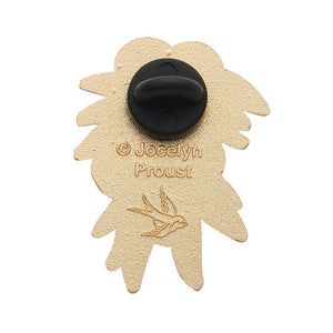 Acacia in Gold Enamel Pin  -  Erstwilder  -  Quirky Resin and Enamel Accessories