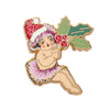 Little Ragged Christmas Blossom Enamel Pin  -  Erstwilder  -  Quirky Resin and Enamel Accessories