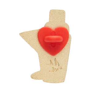 Buonanotte Enamel Pin  -  Erstwilder  -  Quirky Resin and Enamel Accessories