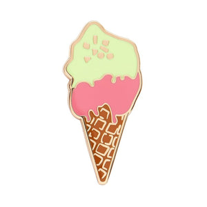La Dolce Vita Gelato Enamel Pin  -  Erstwilder  -  Quirky Resin and Enamel Accessories