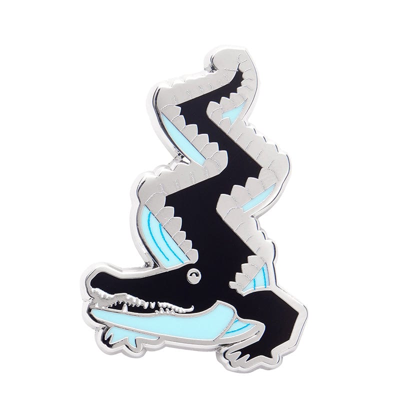 Stylish Smile Enamel Pin  -  Erstwilder  -  Quirky Resin and Enamel Accessories