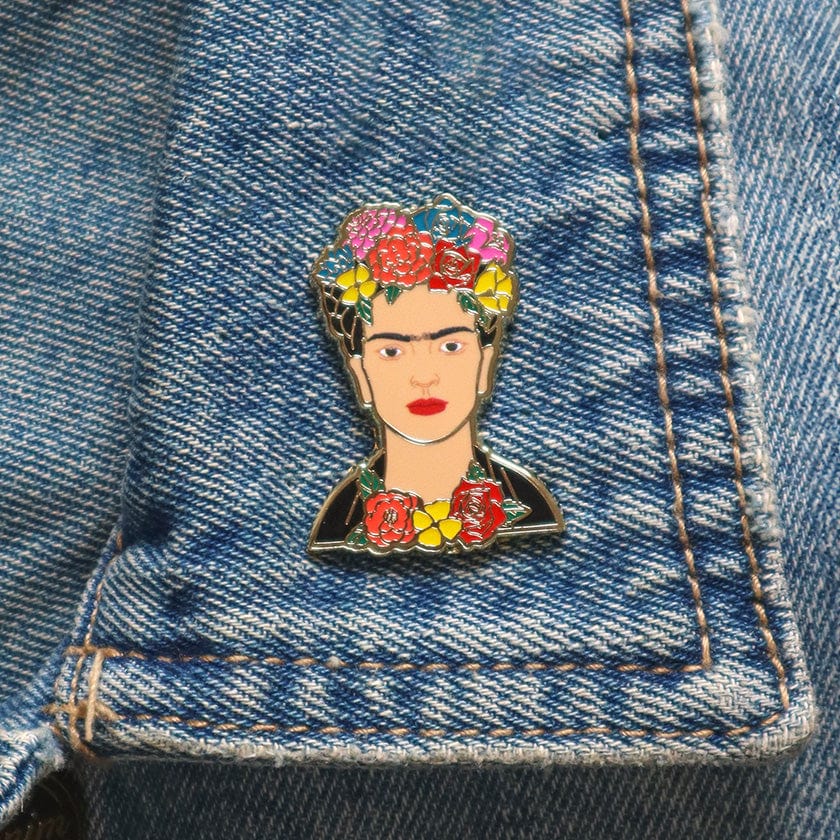 My Own Muse Frida Enamel Pin  -  Erstwilder  -  Quirky Resin and Enamel Accessories