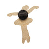 Ballet Russes Enamel Pin  -  Erstwilder  -  Quirky Resin and Enamel Accessories
