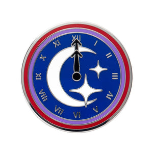 Timely Tale Enamel Pin  -  Erstwilder  -  Quirky Resin and Enamel Accessories