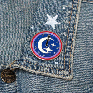 Timely Tale Enamel Pin  -  Erstwilder  -  Quirky Resin and Enamel Accessories