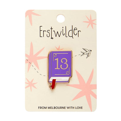 Next Chapter Enamel Pin  -  Erstwilder  -  Quirky Resin and Enamel Accessories