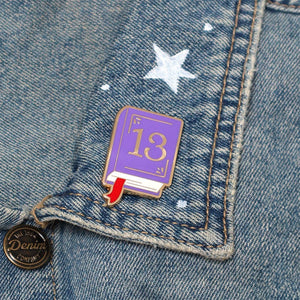 Next Chapter Enamel Pin  -  Erstwilder  -  Quirky Resin and Enamel Accessories