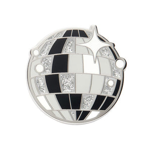 Mosaic Mirror Enamel Pin  -  Erstwilder  -  Quirky Resin and Enamel Accessories