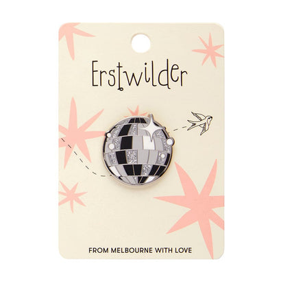 Mosaic Mirror Enamel Pin  -  Erstwilder  -  Quirky Resin and Enamel Accessories