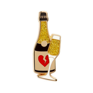 Bubble Trouble Enamel Pin  -  Erstwilder  -  Quirky Resin and Enamel Accessories