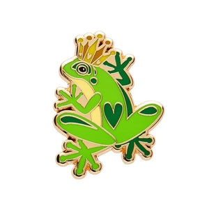 Kiss and Tell Enamel Pin  -  Erstwilder  -  Quirky Resin and Enamel Accessories