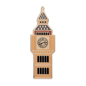 Big Ben Enamel Pin  -  Erstwilder  -  Quirky Resin and Enamel Accessories