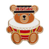 Teddy Yeoman Enamel Pin  -  Erstwilder  -  Quirky Resin and Enamel Accessories