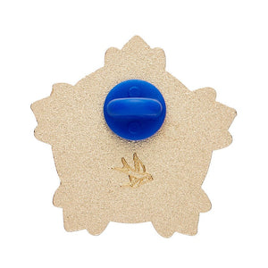 Tudor Rose Enamel Pin  -  Erstwilder  -  Quirky Resin and Enamel Accessories