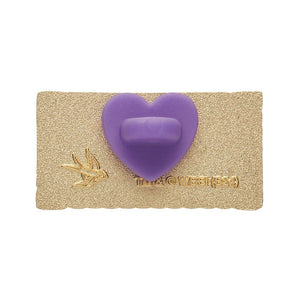 Golden Ticket Enamel Pin  -  Erstwilder  -  Quirky Resin and Enamel Accessories