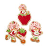 Strawberry Shortcake Enamel Pin Pack - 3 Piece  -  Erstwilder  -  Quirky Resin and Enamel Accessories