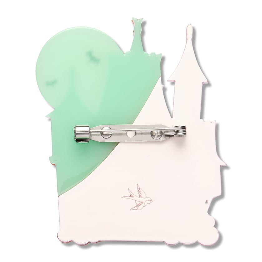 Haunted Hideaway Brooch  -  Erstwilder  -  Quirky Resin and Enamel Accessories