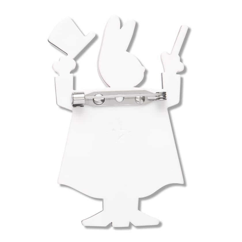 Presto Cottontail Brooch  -  Erstwilder  -  Quirky Resin and Enamel Accessories