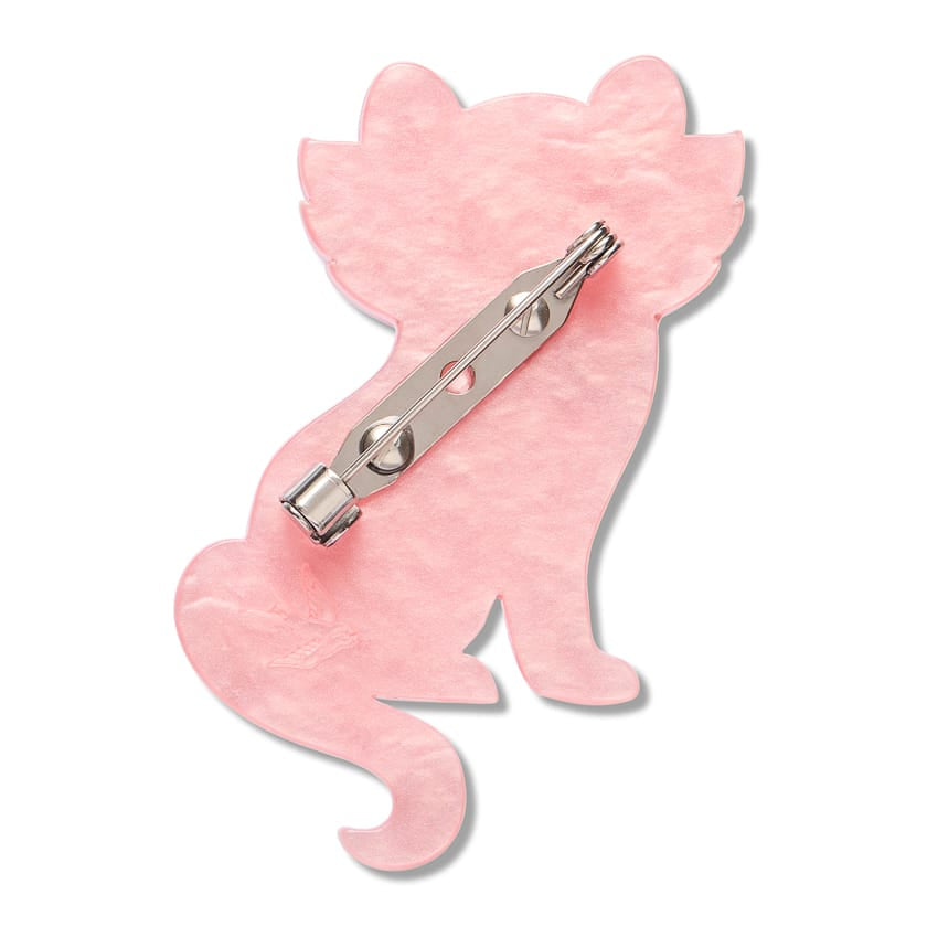 Elissa the Indie Cat Brooch  -  Erstwilder  -  Quirky Resin and Enamel Accessories