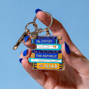 Words of the Wise Enamel Key Ring  -  Erstwilder  -  Quirky Resin and Enamel Accessories