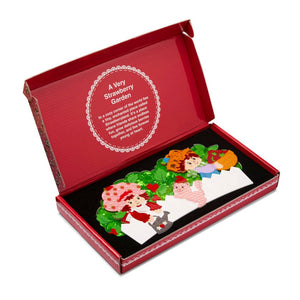 A Very Strawberry Garden Wall Art  -  Erstwilder  -  Quirky Resin and Enamel Accessories
