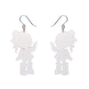 Rainbow Brite Says Hello Drop Earrings  -  Erstwilder  -  Quirky Resin and Enamel Accessories