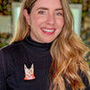 Fangtastic Kitty Brooch  -  Erstwilder  -  Quirky Resin and Enamel Accessories
