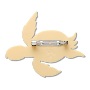 Hawksbill Turtle Brooch  -  Erstwilder  -  Quirky Resin and Enamel Accessories