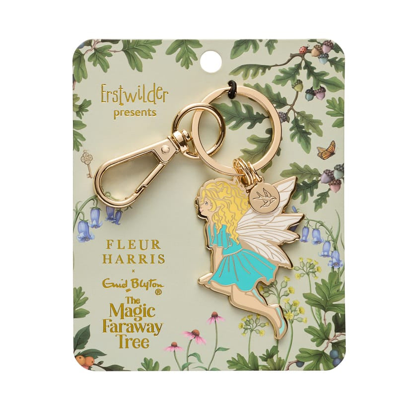 Silky the Fairy Enamel Key Ring  -  Erstwilder  -  Quirky Resin and Enamel Accessories
