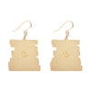 Jane Austen Book Club Enamel Drop Earrings  -  Erstwilder  -  Quirky Resin and Enamel Accessories