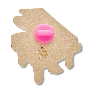 Play It Again Enamel Pin  -  Erstwilder  -  Quirky Resin and Enamel Accessories