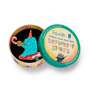 Fahloodle Brooch  -  Erstwilder  -  Quirky Resin and Enamel Accessories