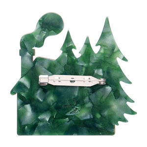 The Sweetest Cabin Brooch  -  Erstwilder  -  Quirky Resin and Enamel Accessories