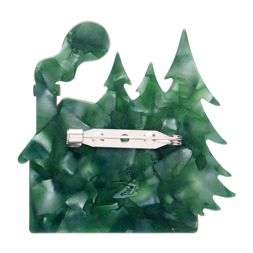 The Sweetest Cabin Brooch  -  Erstwilder  -  Quirky Resin and Enamel Accessories
