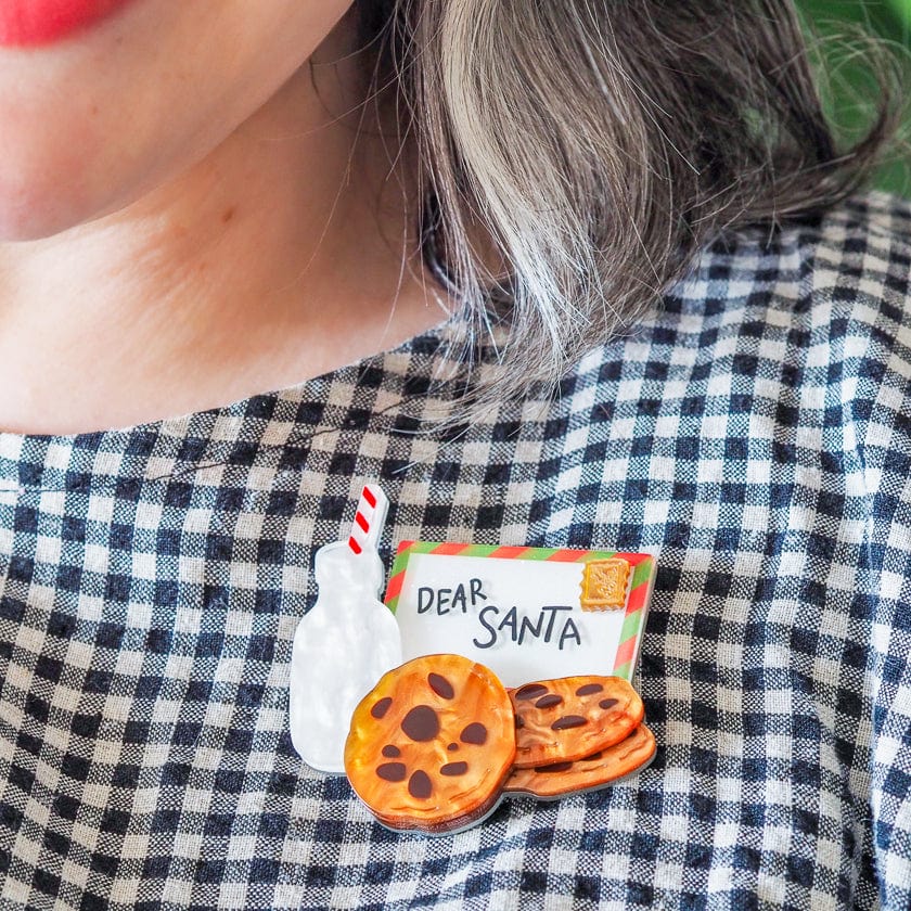 Midnight Snack Station Brooch  -  Erstwilder  -  Quirky Resin and Enamel Accessories