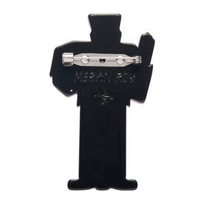 Frankenstein's Friendly Monster Brooch  -  Erstwilder  -  Quirky Resin and Enamel Accessories